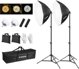 Softbox‑Lichtset